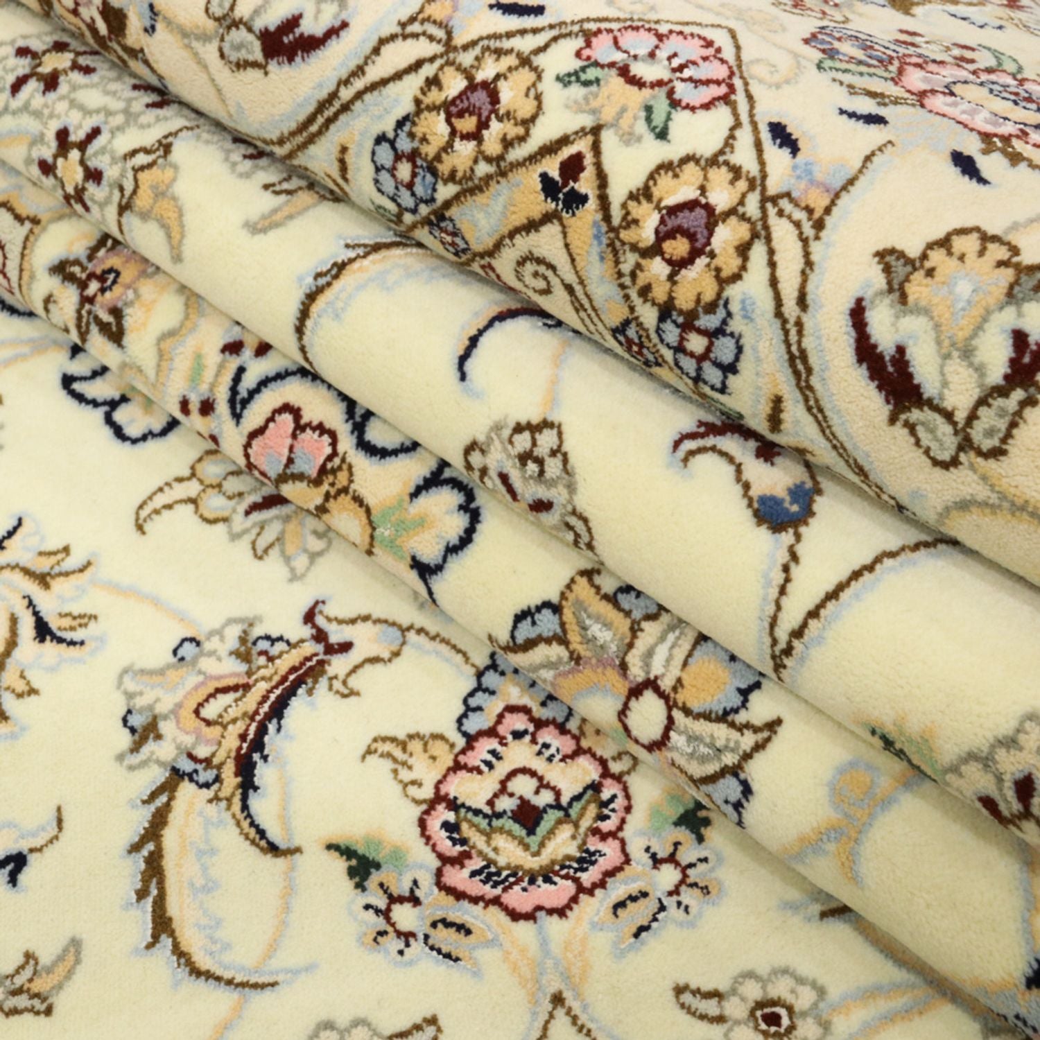 Alfombra Persa - Nain - Real - 307 x 208 cm - crema