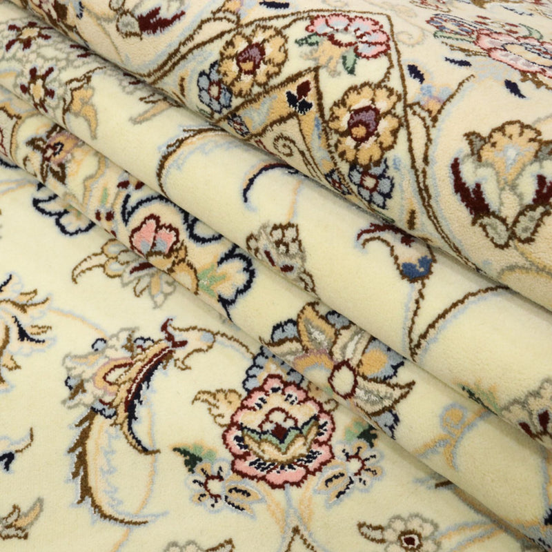 Alfombra Persa - Nain - Real - 307 x 208 cm - crema