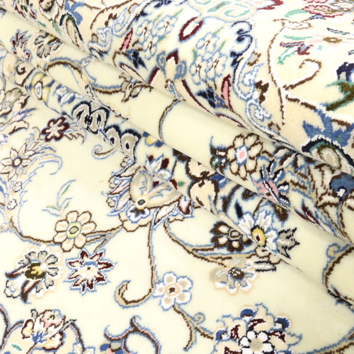 Alfombra Persa - Nain - Real - 250 x 198 cm - crema