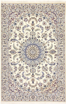 Alfombra Persa - Nain - Real - 180 x 118 cm - crema