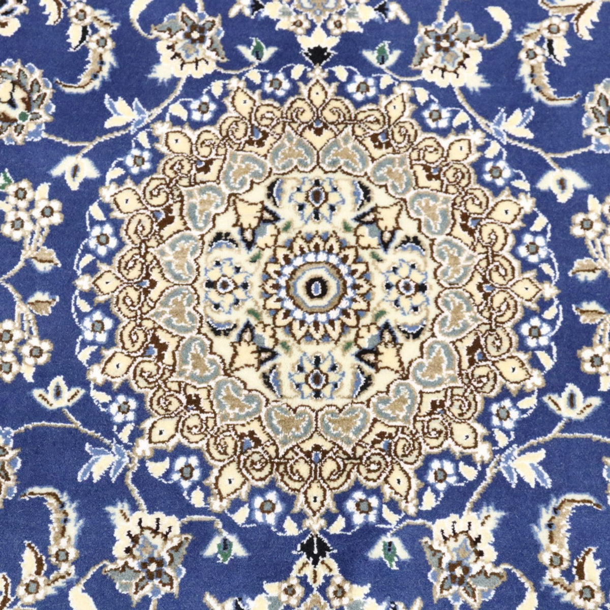 Alfombra Persa - Nain - Real - 179 x 117 cm - azul