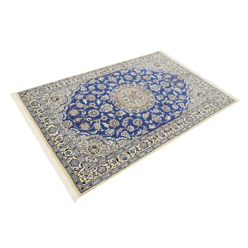 Alfombra Persa - Nain - Real - 179 x 117 cm - azul