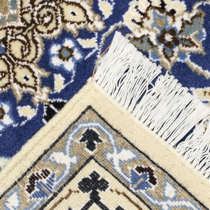 Alfombra Persa - Nain - Real - 179 x 117 cm - azul