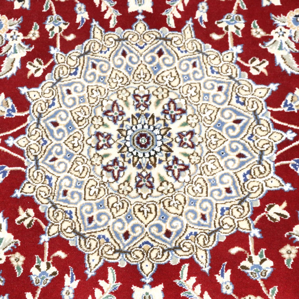 Alfombra Persa - Nain - Real - 178 x 115 cm - rojo