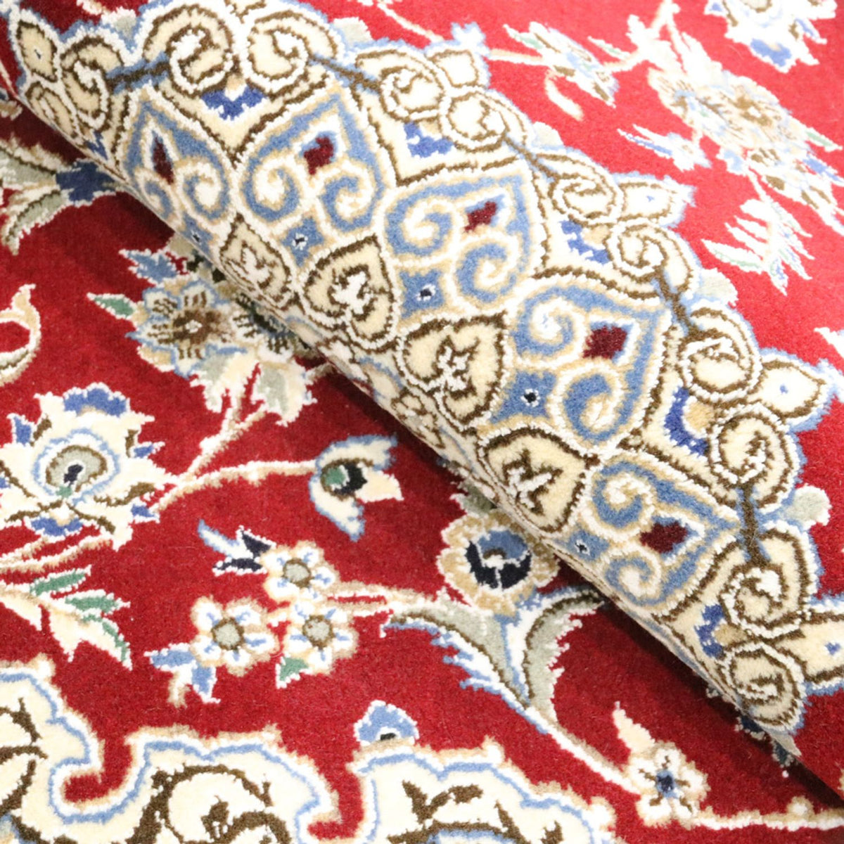 Alfombra Persa - Nain - Real - 178 x 115 cm - rojo