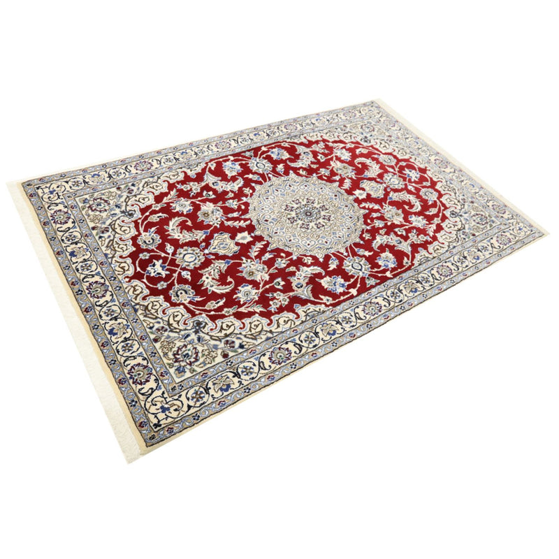 Alfombra Persa - Nain - Real - 178 x 115 cm - rojo