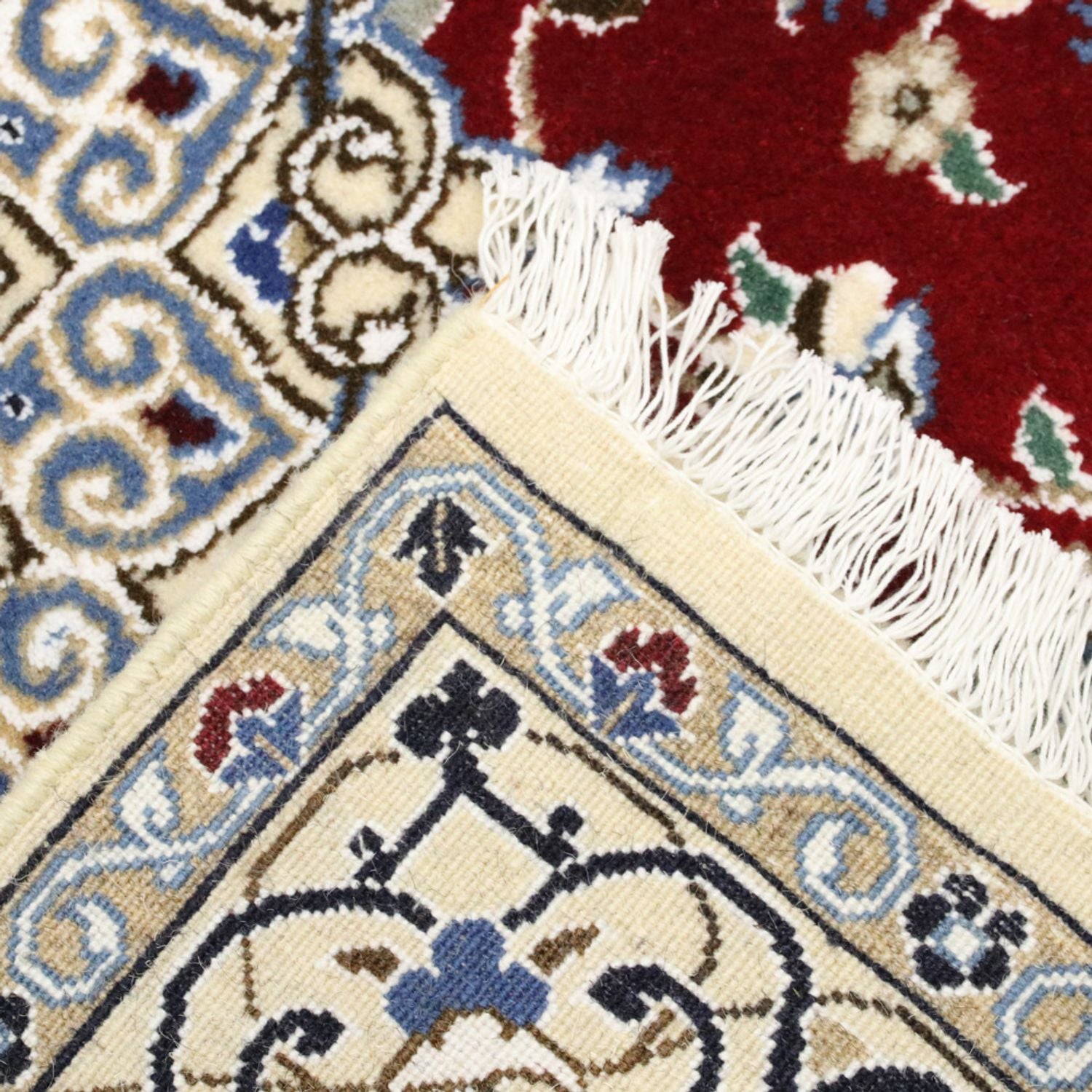 Alfombra Persa - Nain - Real - 178 x 115 cm - rojo