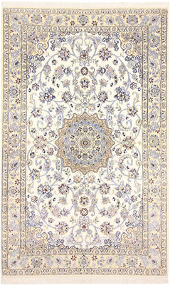 Alfombra Persa - Nain - Real - 211 x 133 cm - beige