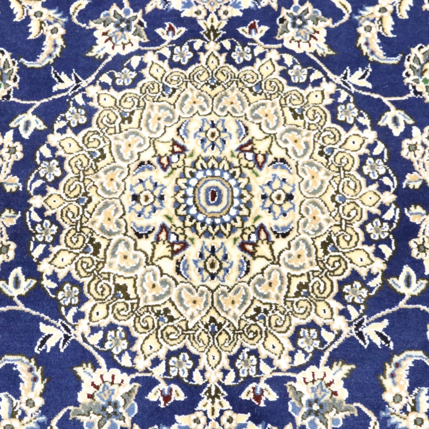 Alfombra Persa - Nain - Real - 175 x 116 cm - azul