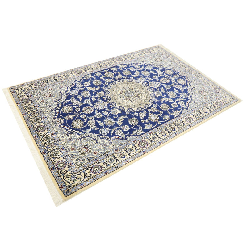 Alfombra Persa - Nain - Real - 175 x 116 cm - azul
