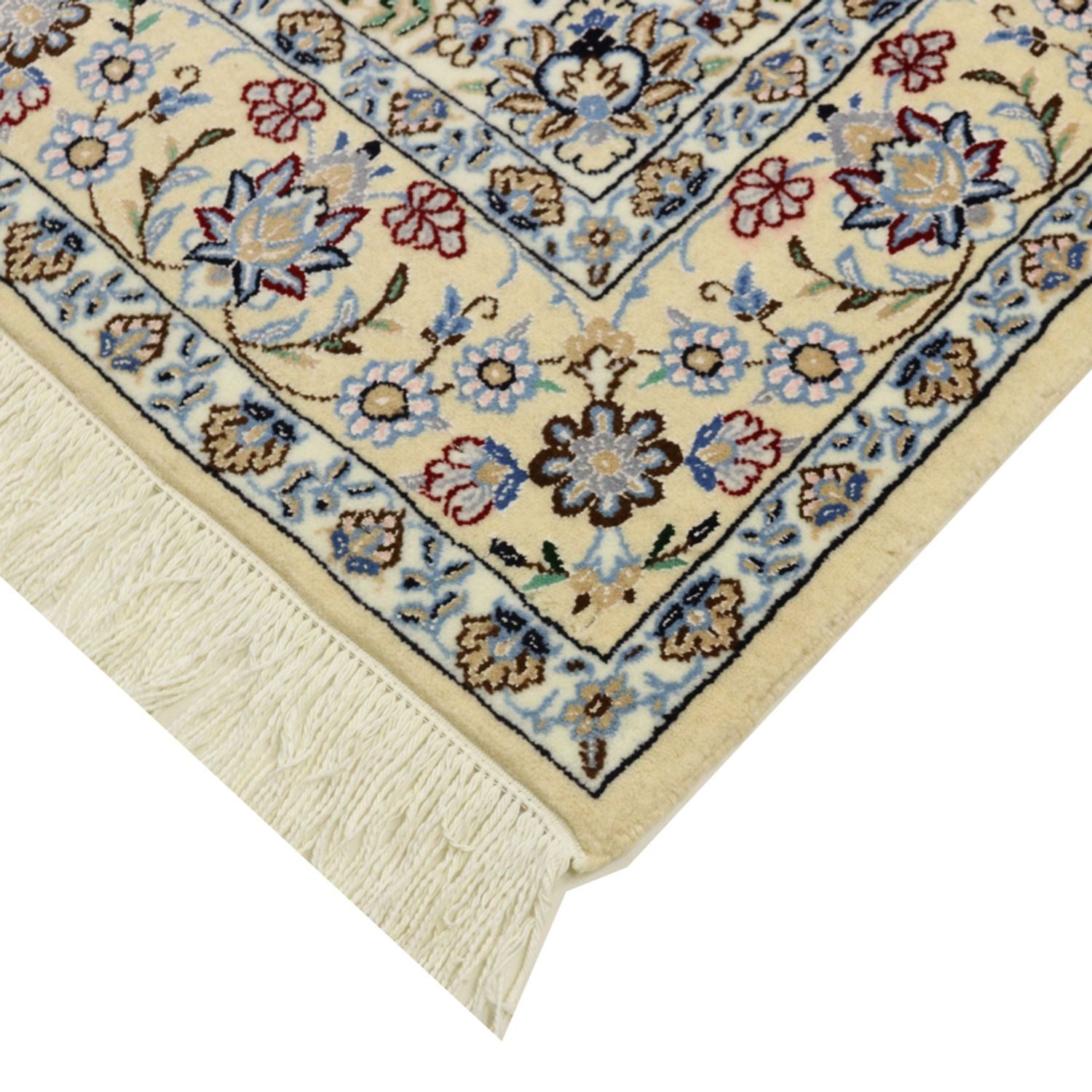 Alfombra Persa - Nain - Real - 200 x 132 cm - rojo