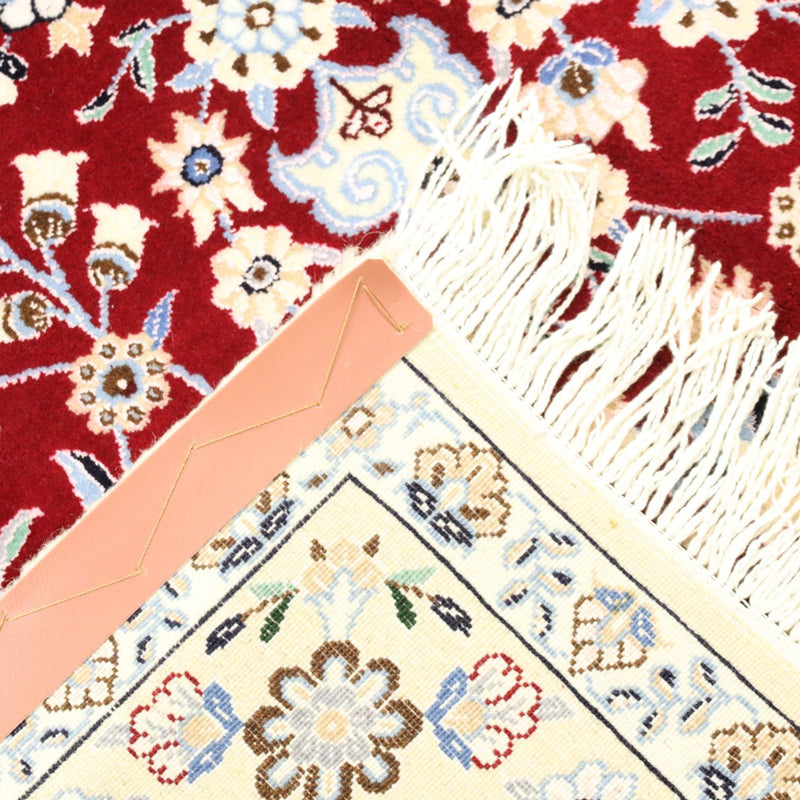 Alfombra Persa - Nain - Real - 200 x 132 cm - rojo