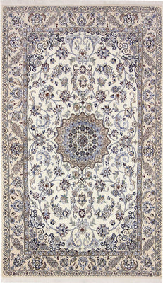 Alfombra Persa - Nain - Real - 215 x 126 cm - beige