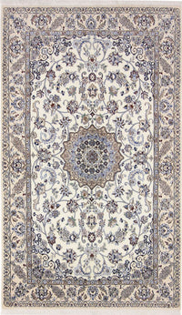 Alfombra Persa - Nain - Real - 215 x 126 cm - beige