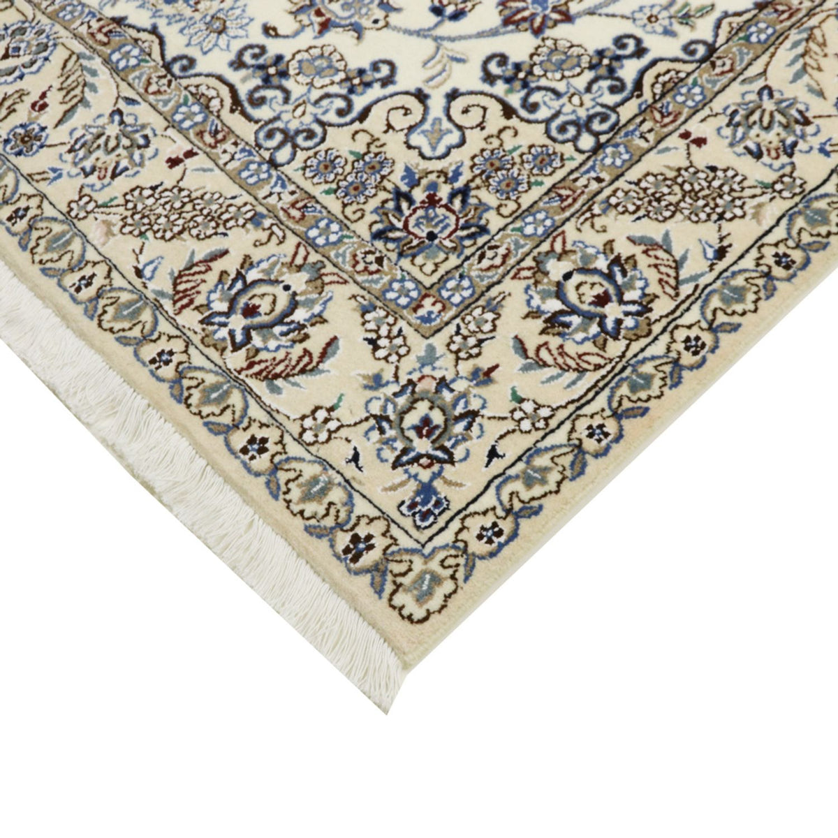 Alfombra Persa - Nain - Real - 215 x 126 cm - beige
