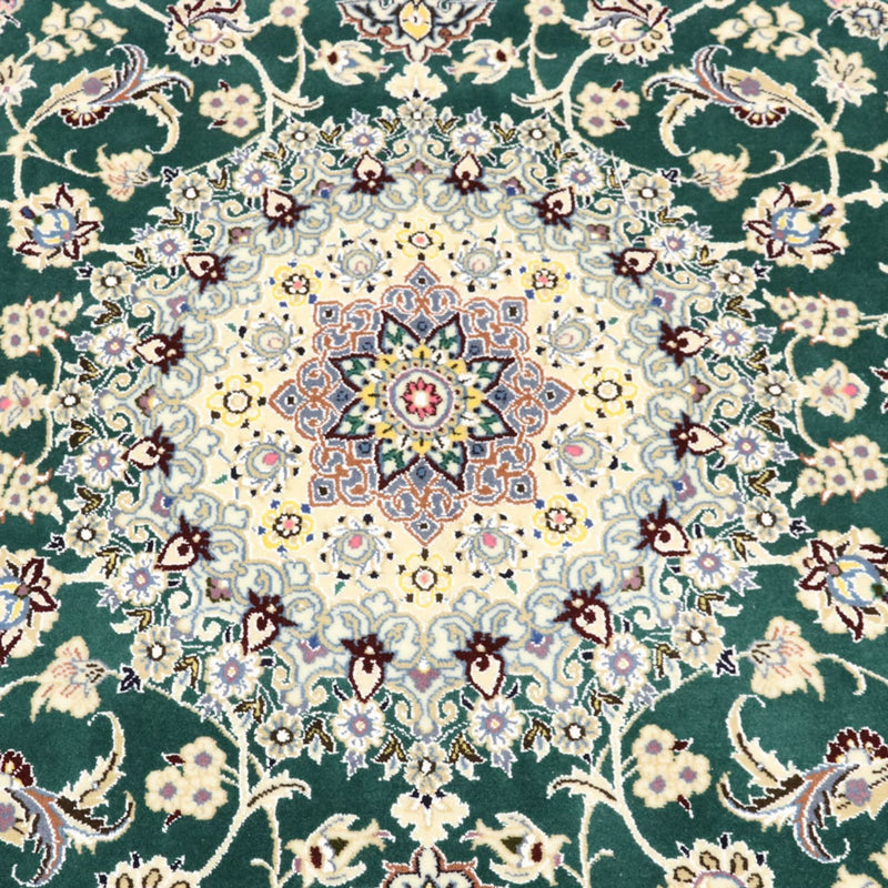 Alfombra Persa - Nain - Real - 257 x 158 cm - verde