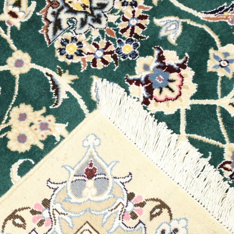 Alfombra Persa - Nain - Real - 257 x 158 cm - verde