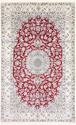 Alfombra Persa - Nain - Real - 248 x 148 cm - rojo