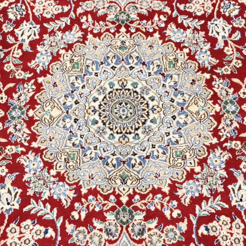 Alfombra Persa - Nain - Real - 248 x 148 cm - rojo