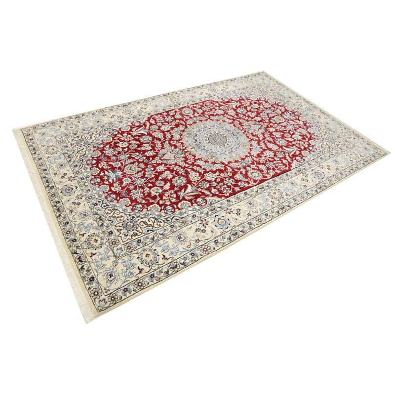Alfombra Persa - Nain - Real - 248 x 148 cm - rojo