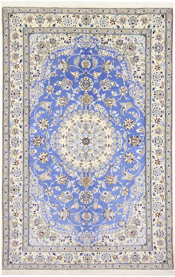 Alfombra Persa - Nain - Real - 248 x 158 cm - azul