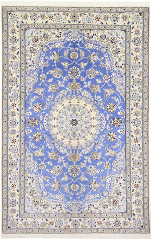 Alfombra Persa - Nain - Real - 248 x 158 cm - azul