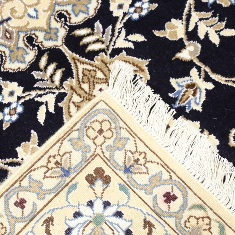 Alfombra Persa - Nain - Real - 233 x 155 cm - rojo vino