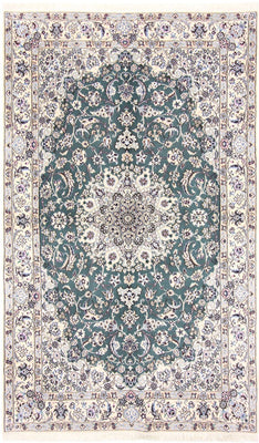 Alfombra Persa - Nain - Real - 259 x 156 cm - verde