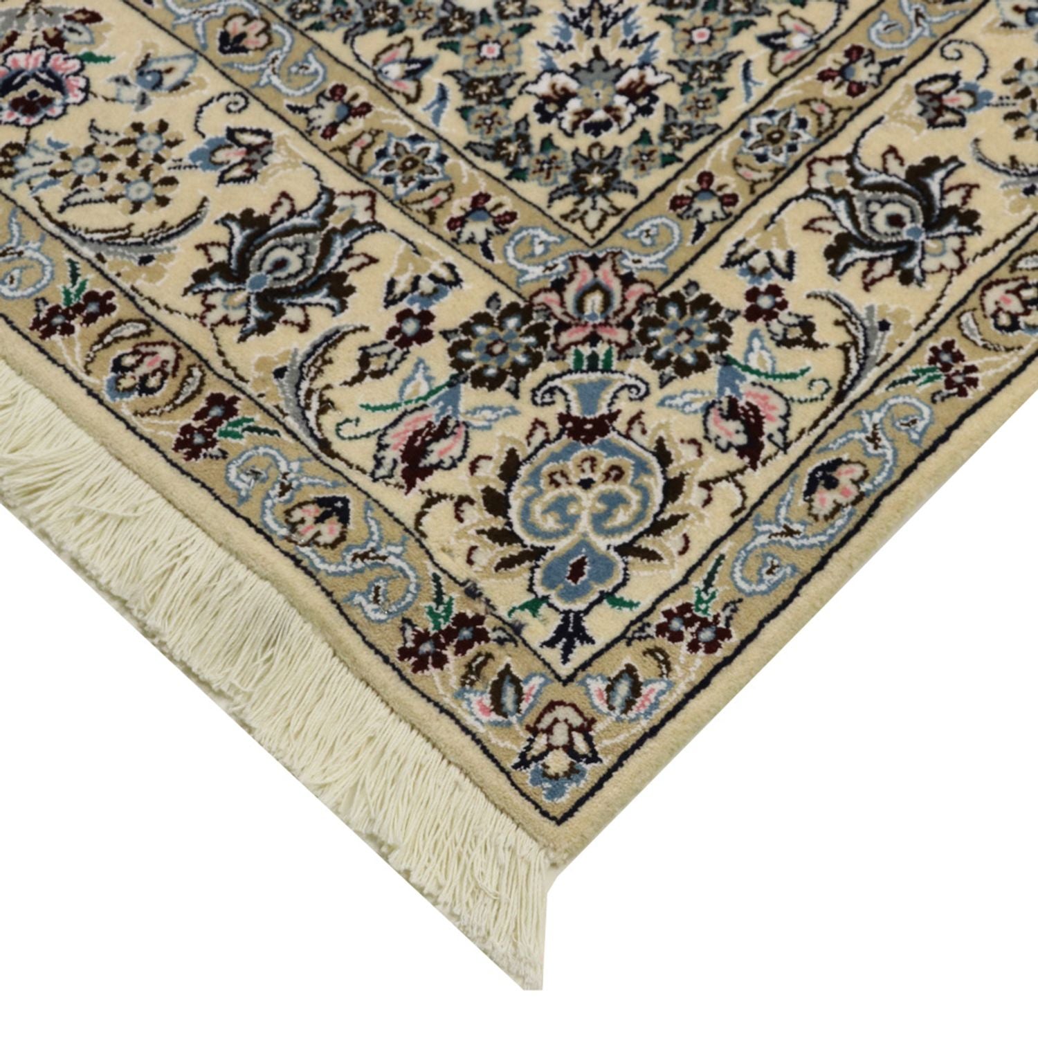 Alfombra Persa - Nain - Real - 259 x 156 cm - verde