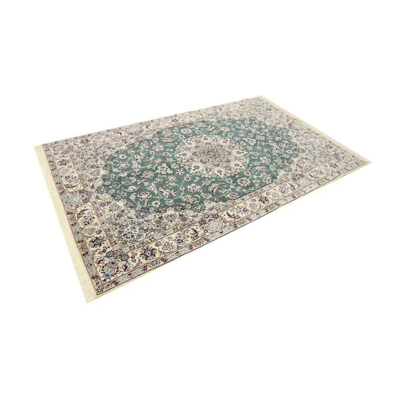 Alfombra Persa - Nain - Real - 259 x 156 cm - verde