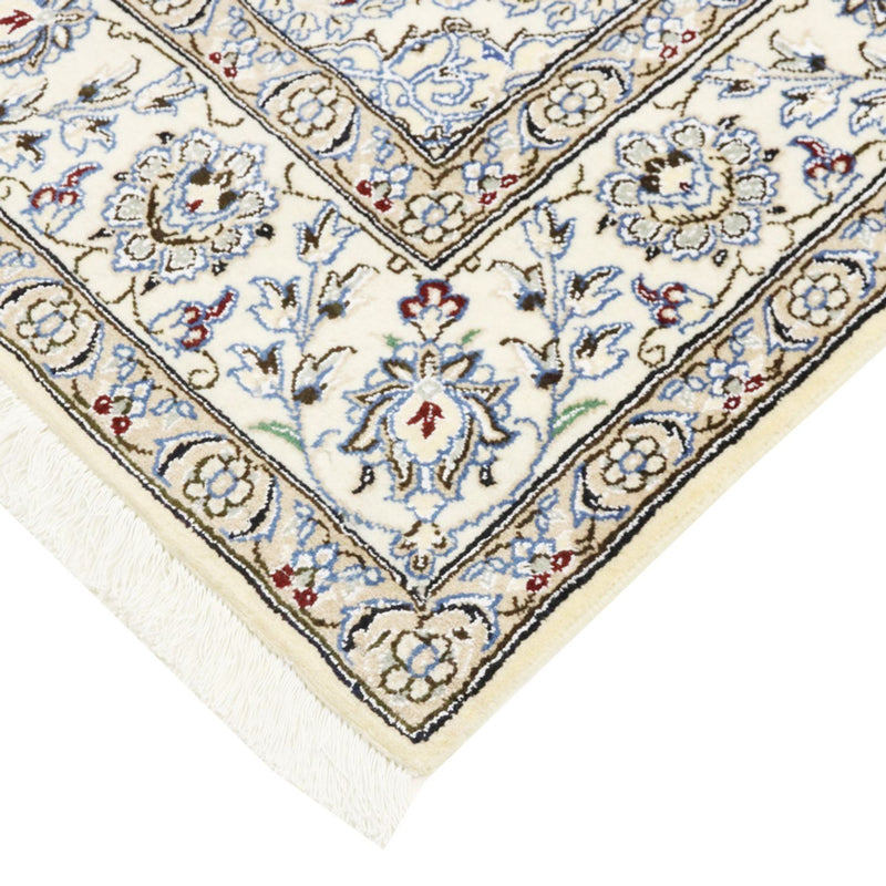 Alfombra Persa - Nain - Real - 249 x 155 cm - azul oscuro