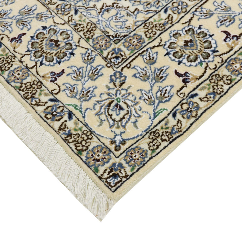Alfombra Persa - Nain - Real - 255 x 154 cm - azul oscuro