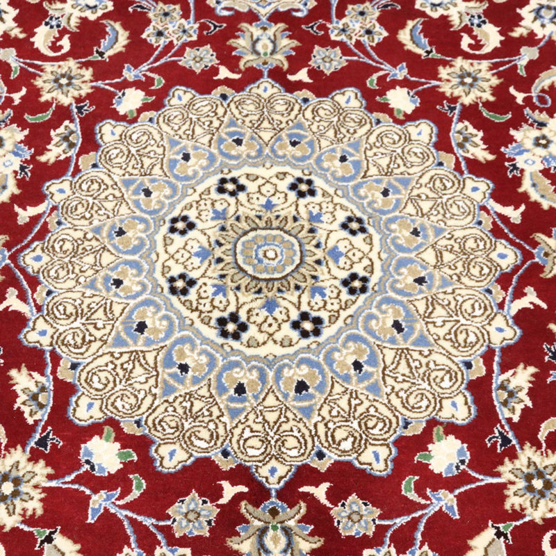 Alfombra Persa - Nain - Real - 240 x 158 cm - rojo