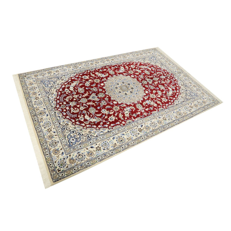 Alfombra Persa - Nain - Real - 240 x 158 cm - rojo