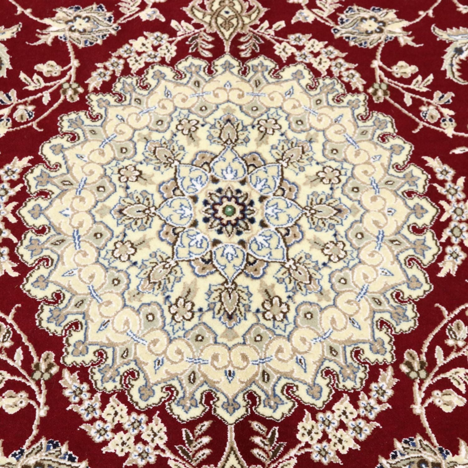 Alfombra Persa - Nain - Real - 255 x 160 cm - rojo