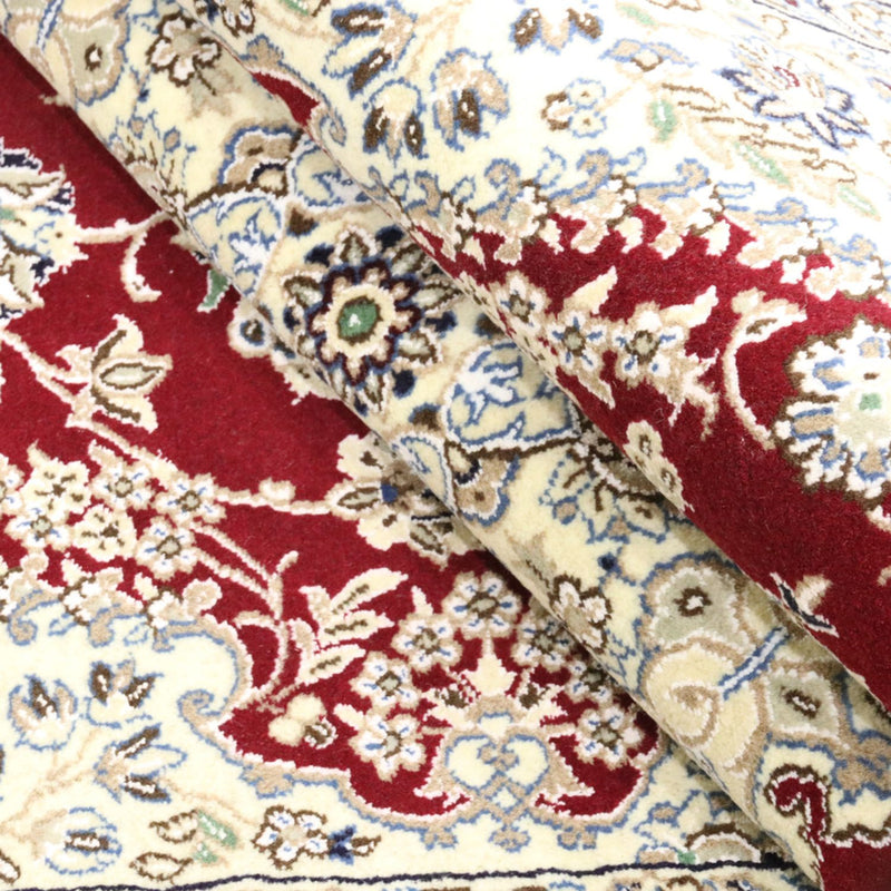 Alfombra Persa - Nain - Real - 255 x 160 cm - rojo