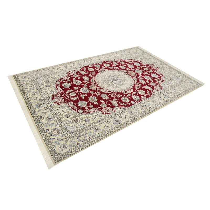 Alfombra Persa - Nain - Real - 255 x 160 cm - rojo