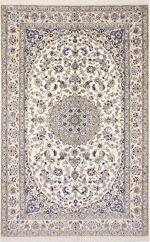 Alfombra Persa - Nain - Real - 246 x 158 cm - beige