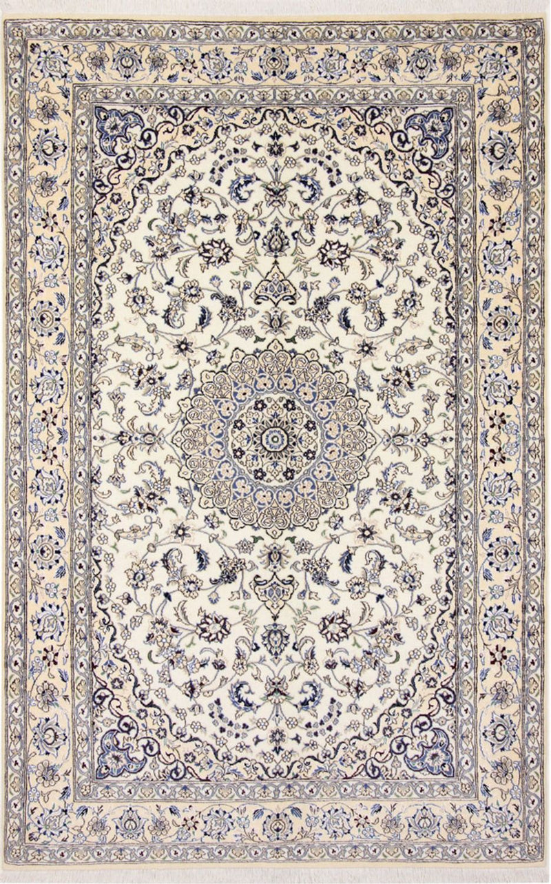 Alfombra Persa - Nain - Real - 246 x 158 cm - beige
