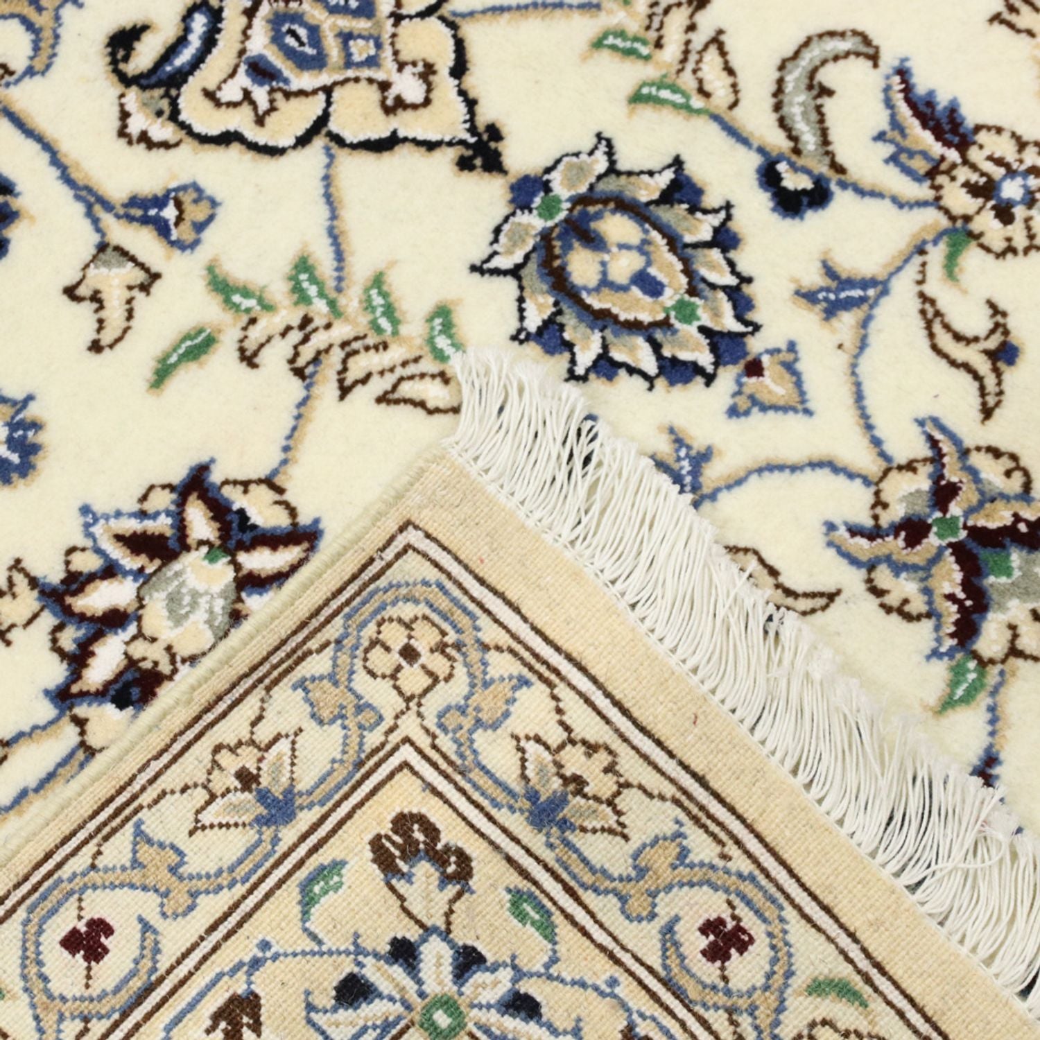 Alfombra Persa - Nain - Real - 246 x 158 cm - beige