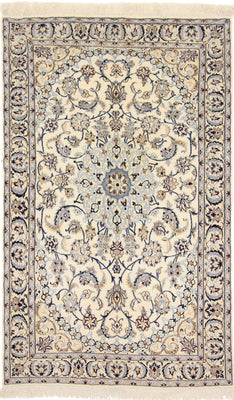 Alfombra Persa - Nain - Real - 205 x 125 cm - beige