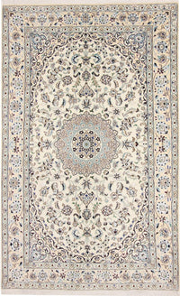 Alfombra Persa - Nain - Real - 246 x 154 cm - beige