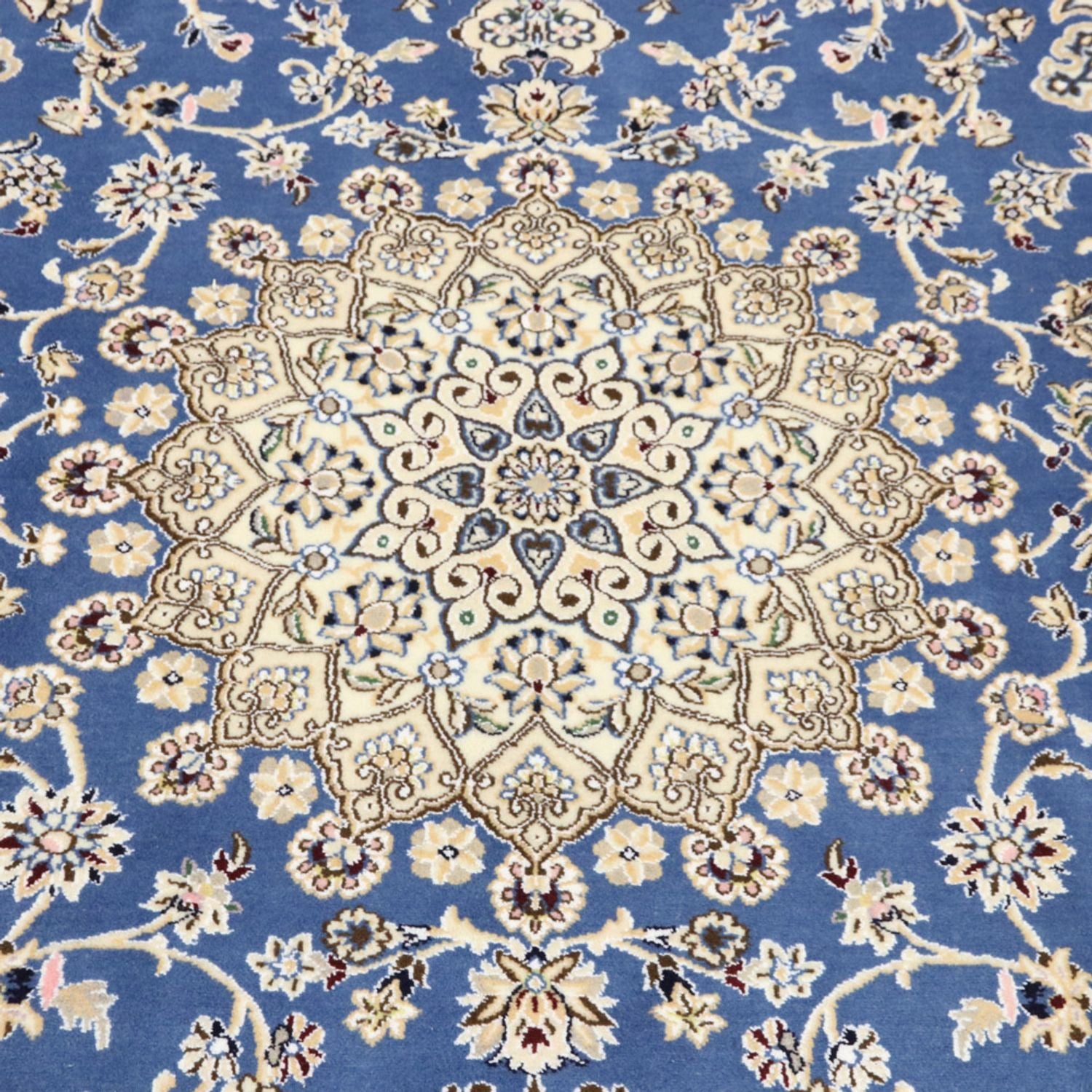 Alfombra Persa - Nain - Real - 250 x 200 cm - azul