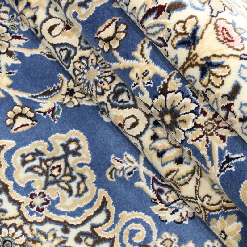 Alfombra Persa - Nain - Real - 250 x 200 cm - azul