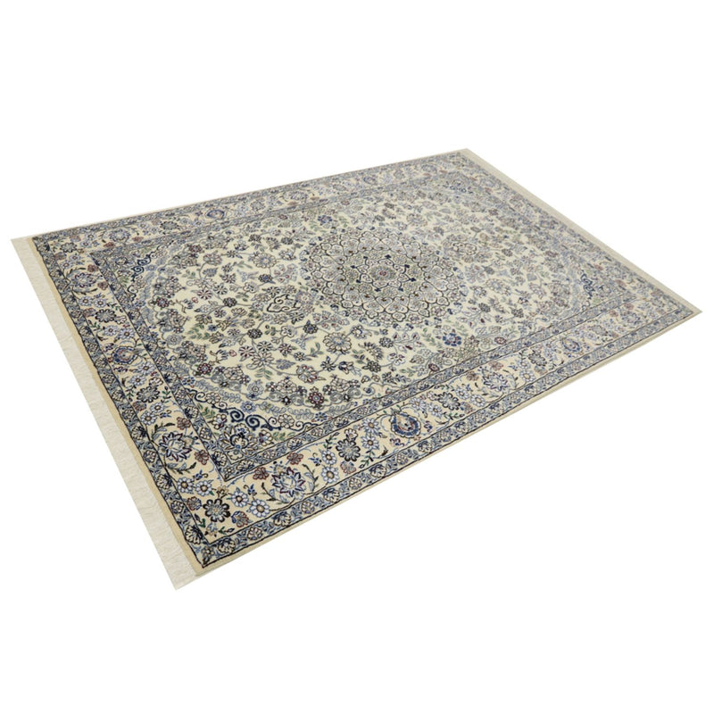 Alfombra Persa - Nain - Real - 205 x 141 cm - beige