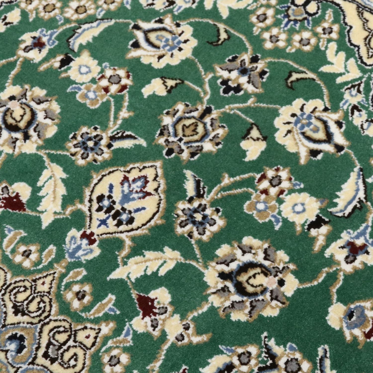 Alfombra Persa - Nain - Real - 137 x 88 cm - verde