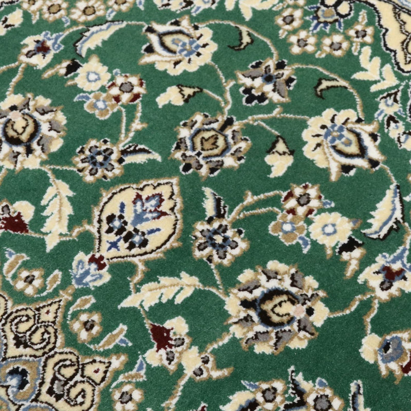 Alfombra Persa - Nain - Real - 137 x 88 cm - verde