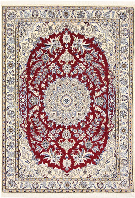 Alfombra Persa - Nain - Real - 142 x 95 cm - rojo