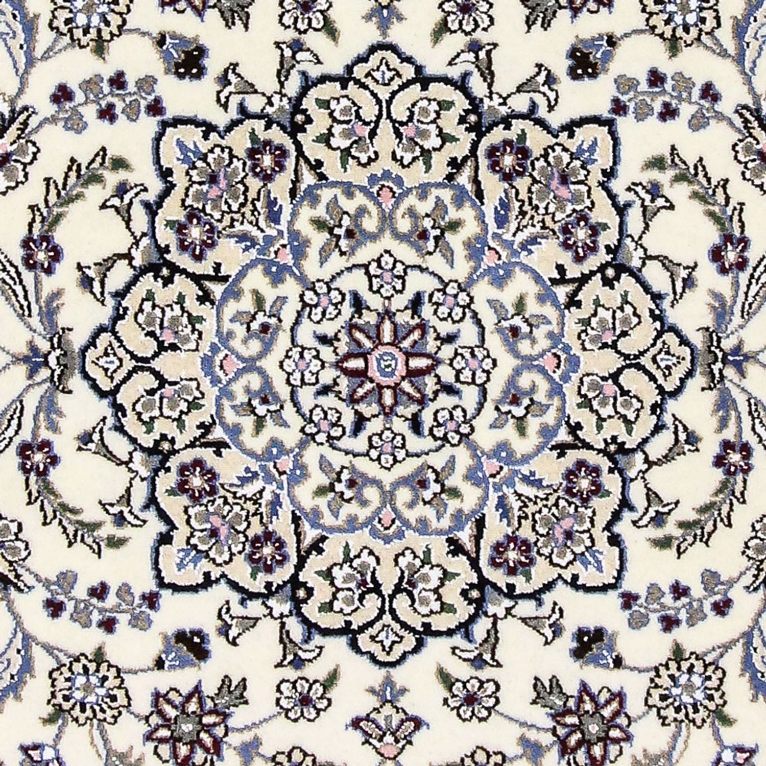 Alfombra Persa - Nain - Real - 150 x 96 cm - crema