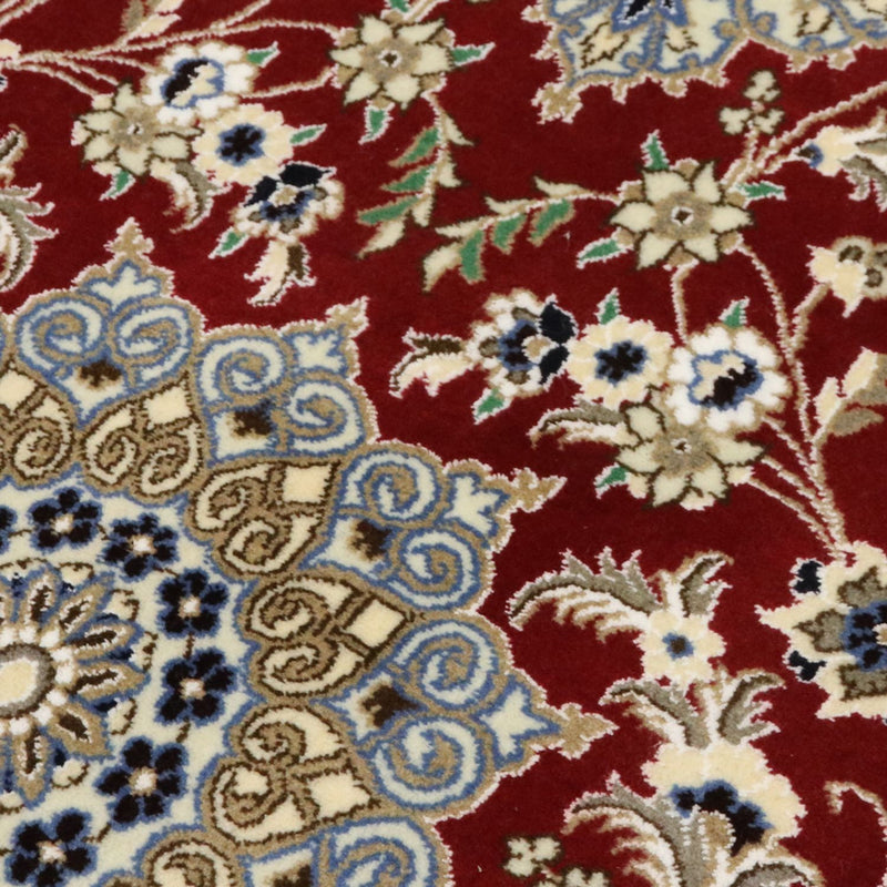 Alfombra de pasillo Alfombra Persa - Nain - Real - 203 x 81 cm - rojo